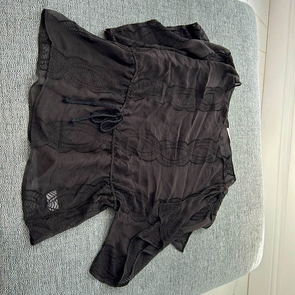 LANGUAGE brand size small black coverup in great condition